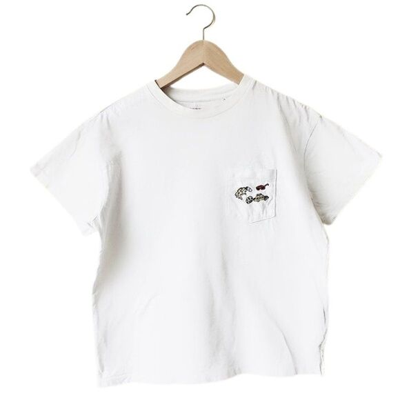 Uniqlo x Timothy Goodman SPRZNY White Pocket Tee - Picture 3 of 5